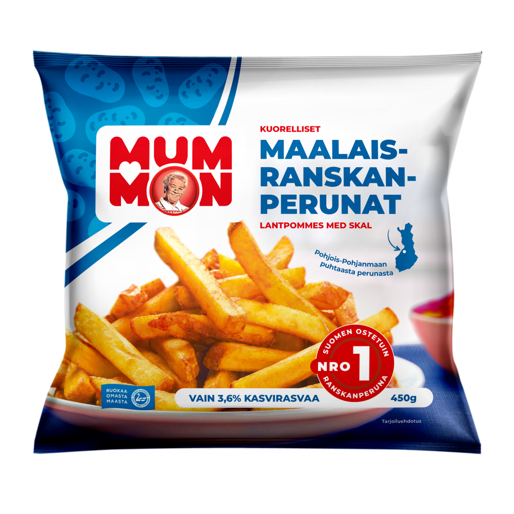 Mummon kuorelliset Maalaisranskanperunat 450 g