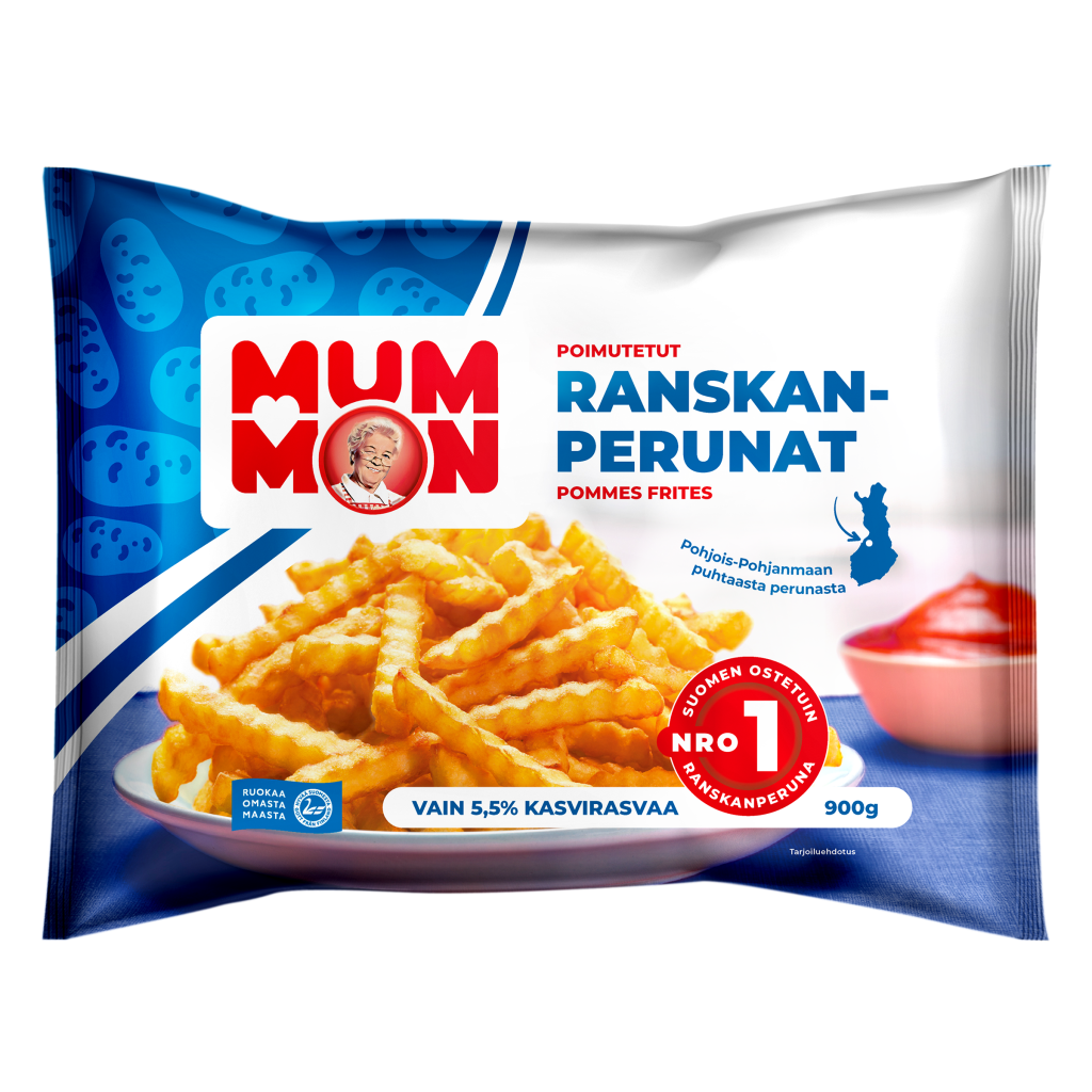 Mummon poimutetut Ranskanperunat 900 g