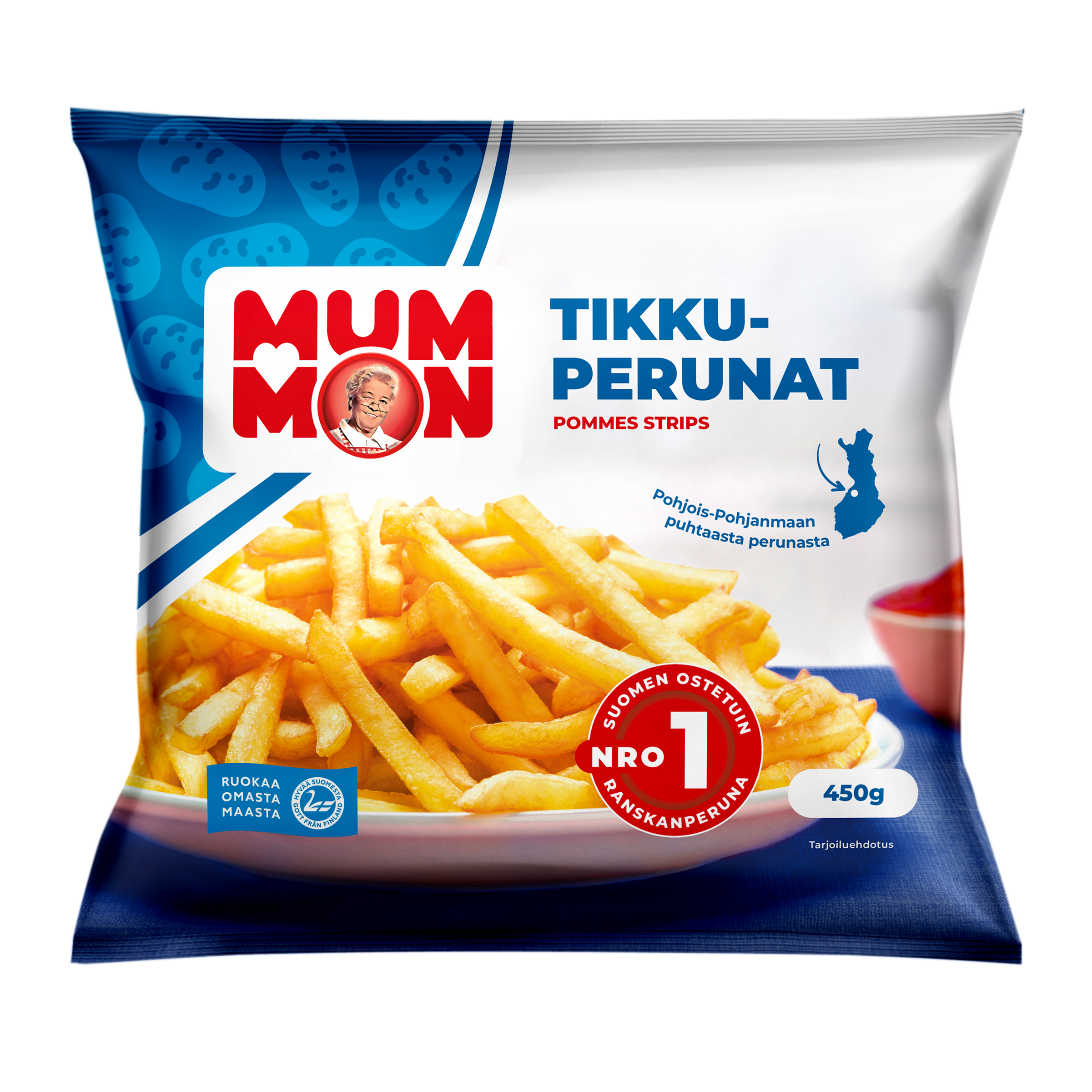 Mummon Tikkuperunat 450 g